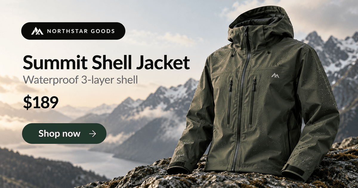 Northstar Goods — Summit Shell Jacket Open Graph sample